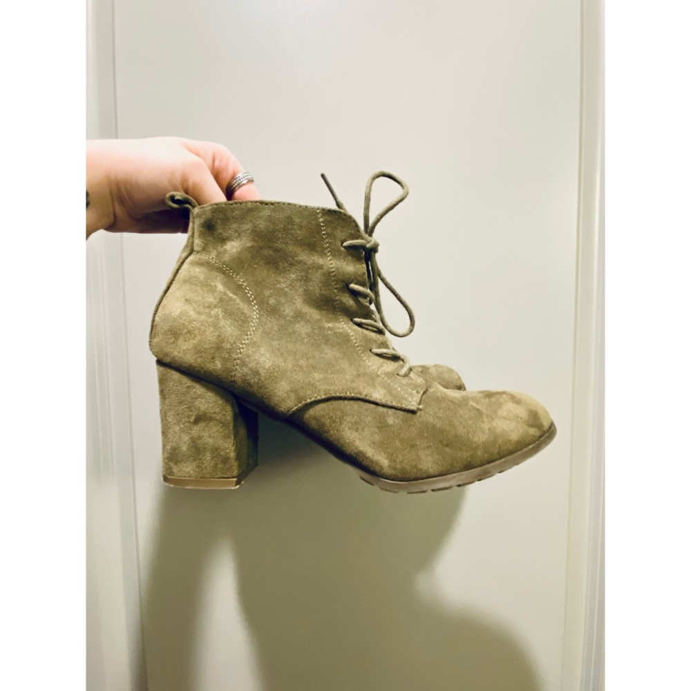 Madden Girl Olive Green Booties
